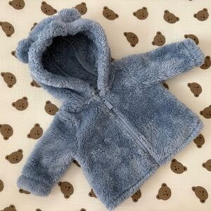 Carter's Soft Gray Baby Fleece Jacket